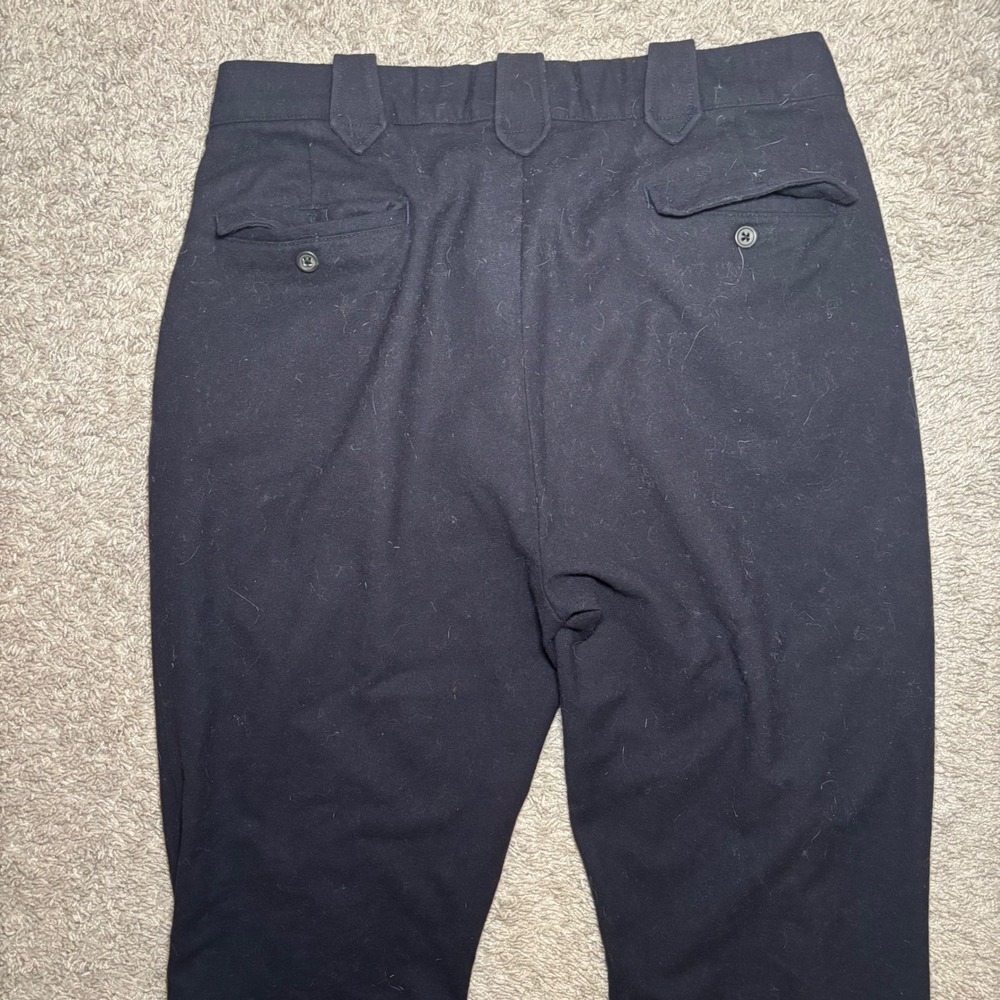 Polo Ralph Lauren Mens Wool Blend Stretch Trousers Navy Blue 34x30 4834565RRC - Picture 14 of 15